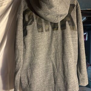 VS PINK HOODIE WITH CAMO LOGO!!